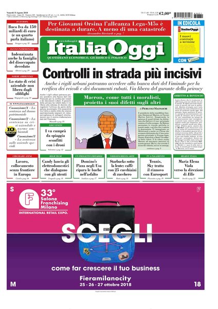 Italia oggi : quotidiano di economia finanza e politica